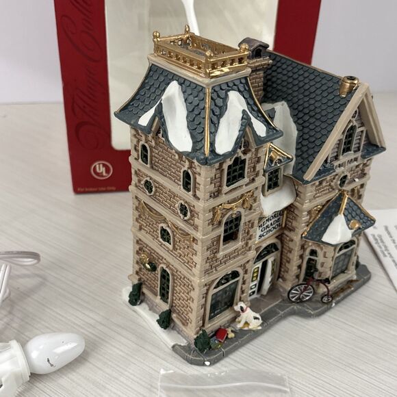 Lemax Village Collection Christmas Village Memorial Grade School #45011CV 2004 - Picture 3 of 7